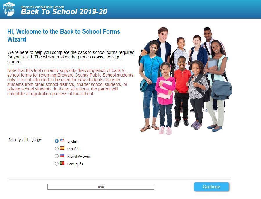  online school forms